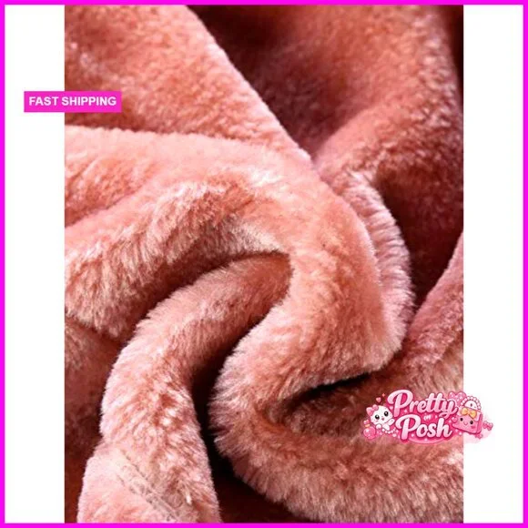 Faux Leather Suede Moto Jacket Sherpa-Lined Overcoat with Removable Belt - Picture 2 of 7